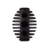 Gladiator 8cm Black Gladiator Rugby Dog Toy