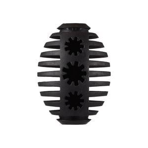 Gladiator 8cm Black Gladiator Rugby Dog Toy