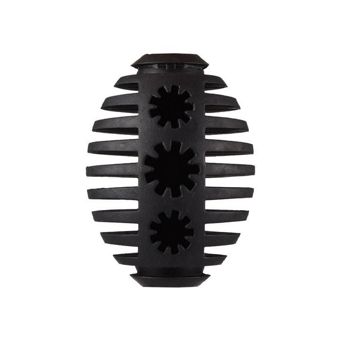 Gladiator 8cm Black Gladiator Rugby Dog Toy