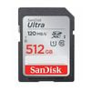 Sandisk Ultra 512gb Sdxc Uhs-i Memory Card - 120mb/s Full Hd C10 U1 For Cameras & Devices