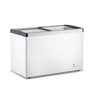 Thermaster 396L Chest Freezer with Flat Glass Sliding Lids