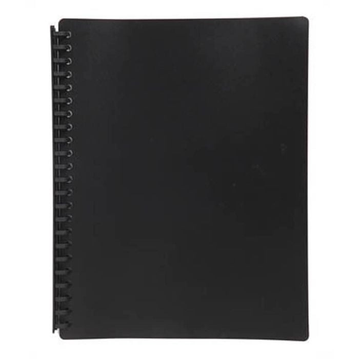 Marbig Refillable Display Book 20 pocket (A4) (Black)
