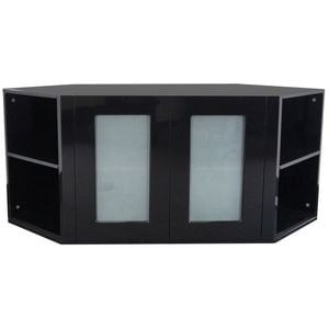 Olympia Black Corner TV Unit