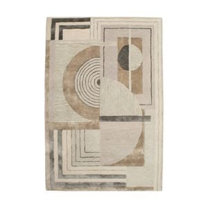 Colorscope retro design 2 contemporary indoor rug silver 160x230cm