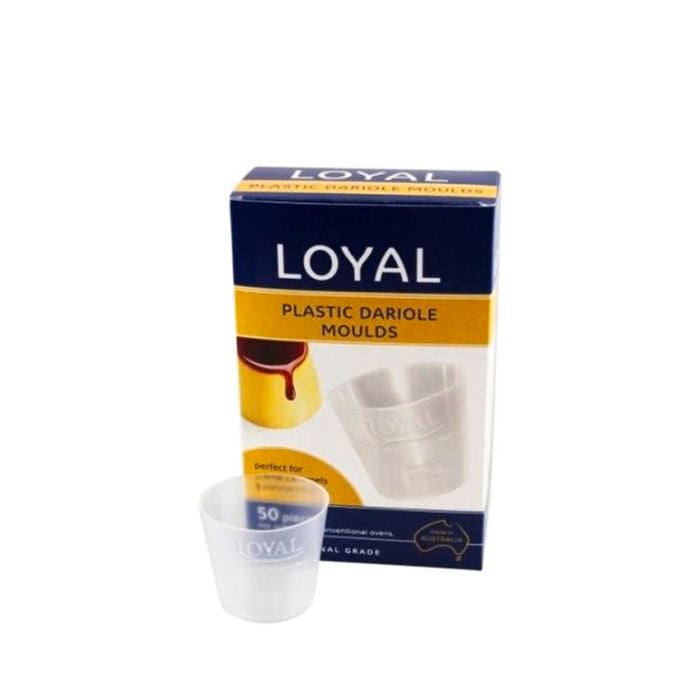 Loyal Plastic Dariole Moulds 50pk