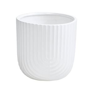 Moda 14.5cm Off White Rainbow Indoor Ceramic Planter