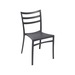 Tusk Living Charcoal Lines Cafe Chair