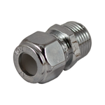 Brasshards 15C x 15MI Chrome Plated Male Compression Union