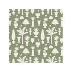 Topiary in Olive 20cm x 28cm Sample Wallpaper Mural