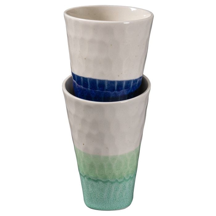Omotenashi Lagoon Set of 2 Beer Glasses - 360ml