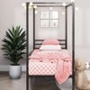 Zinus Quality Single Metal Canopy Bed Frame - Black