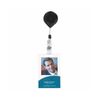 Rexel Retract ID Card Holder with Strap Lock & Nylon Cord