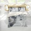 3D Grey Marble Texture Quilt Cover Set Bedding Set Pillowcases 111
