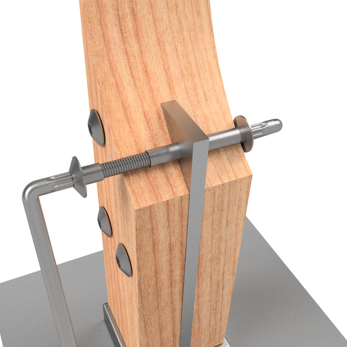 VUEPRO M10 90 - 110mm Stainless Steel Concealed Thread Bolt Probolt - 2 ...