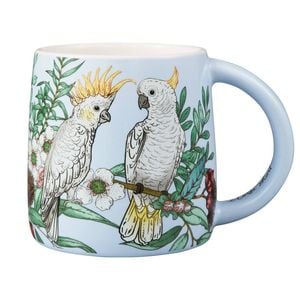 Maxwell & Williams Eloise Short Native Grace Yellow Crested Cockatoo Mug 350ml
