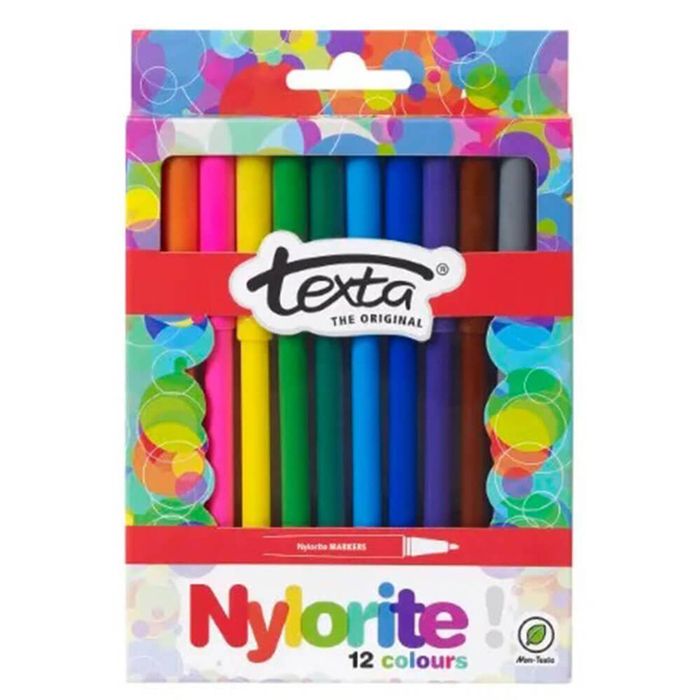 Texta Nylorite Markers (Assorted) (12/box)