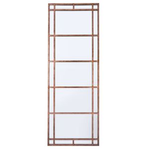 Jasper Floor Mirror - Antique Gold