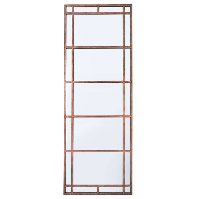 Jasper Floor Mirror - Antique Gold