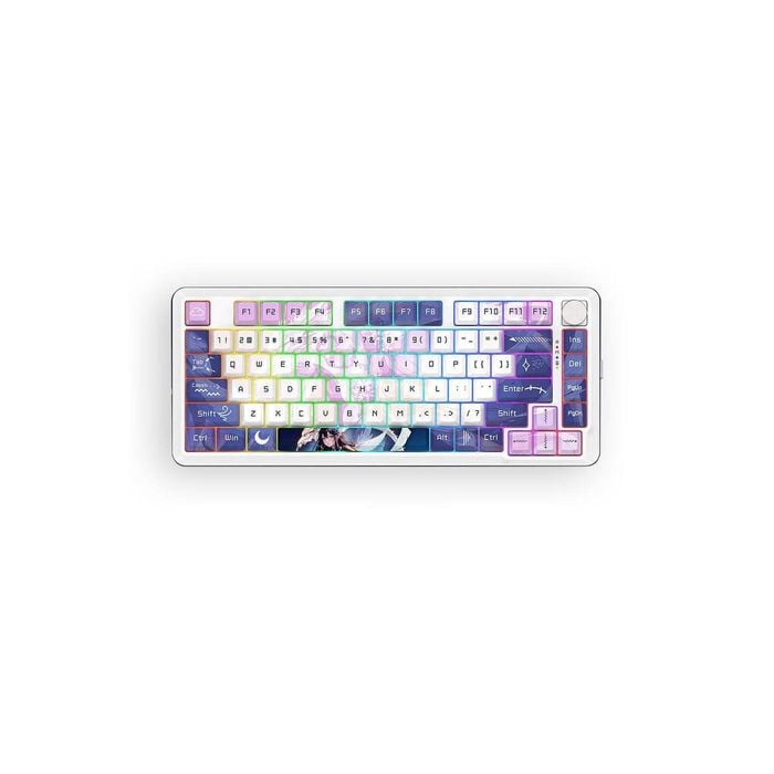 Redragon K681AGC RGB Pro Cyrus Deep Purple 75% Wireless Mechanical Keyboard