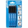 Empire Black Fine Tip Worksite Marker - 4 Pack