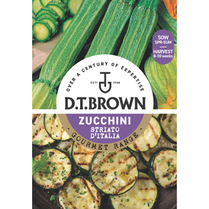 D.T. Brown Gourmet Striato d'Italia Zucchini Seeds