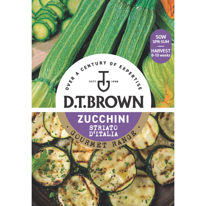 D.T. Brown Gourmet Striato d'Italia Zucchini Seeds