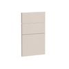 Kaboodle 450mm Cannellini Modern 3 Drawer Panels