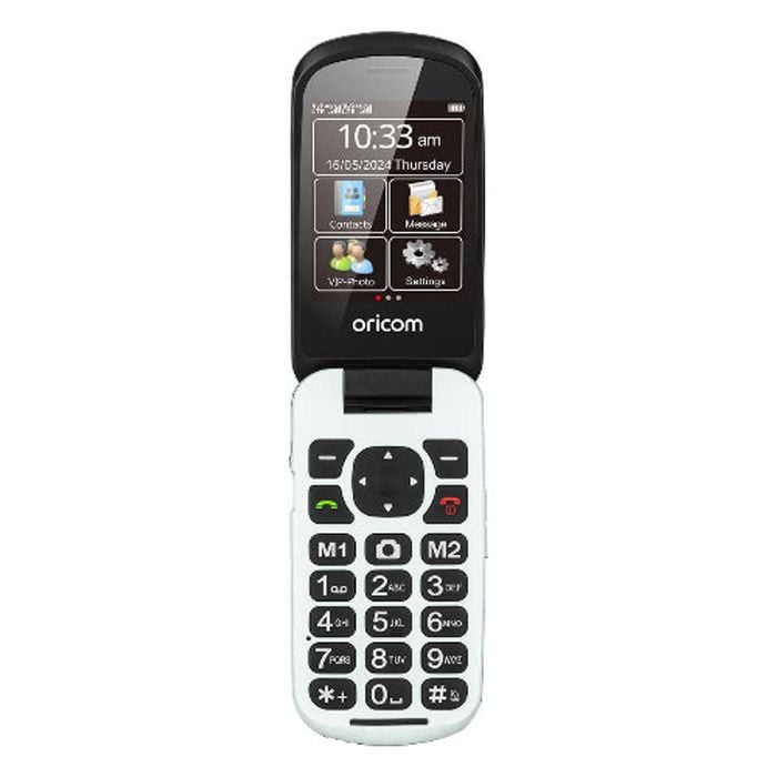 Oricom Ezy7510 Flip Mobile Phone With Sos Emergency Button