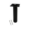 Adoored 30 x 150mm Black Round Table Leg