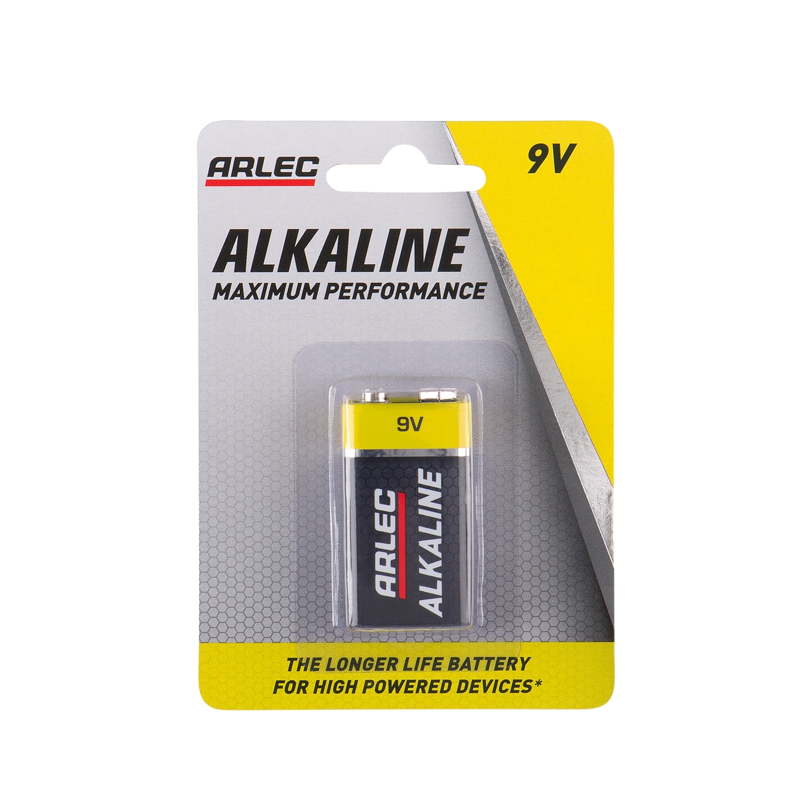 Arlec Alkaline 9V Battery - 1 Pack product image