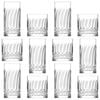 LAV 12 Piece Wave Glass Tumbler Set