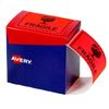 Avery Fragile Labels 750pcs (75x99.6mm) (Fluoro Red)