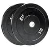 2 Pack 10kg Weight Discs 2 Inch  Barbell Plates
