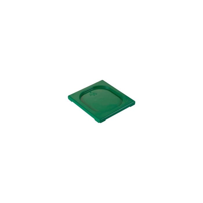 Inox Macel Gastronorm Lid Polypropylene 1/6 Size Green 176x162x20mm