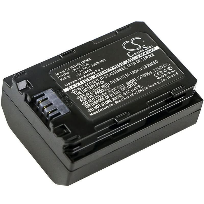 Replacement Np-fz100 Battery For Sony Alpha A7 A7r A7s Mark 3 4 Iii Iv Camera
