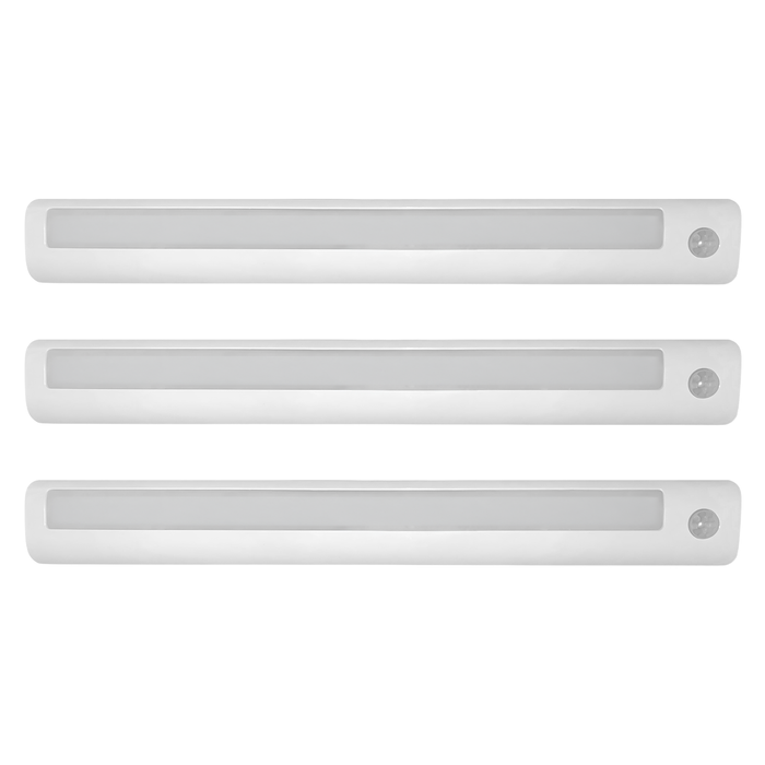 Click Motion Sensor Battery Operated Cabinet Bar Lights - 3 Pack