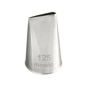 Mondo Stainless Steel #125 Large Flower Petal Piping Tip Icing Cake Nozzle SLV
