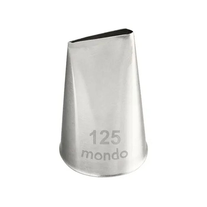Mondo Stainless Steel #125 Large Flower Petal Piping Tip Icing Cake Nozzle SLV