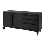 Pinnacle 810 x 1500 x 500mm Matte Black XL Mobile Storage Unit