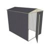 Build-a-Shed 1.5 x 2.3 x 2.3m Front Gable Single Hinged End Door Shed - Grey
