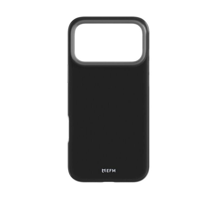 EFM Santorini Soft Silicone Phone Case For iPhone 17 Pro Max 6.9in Black