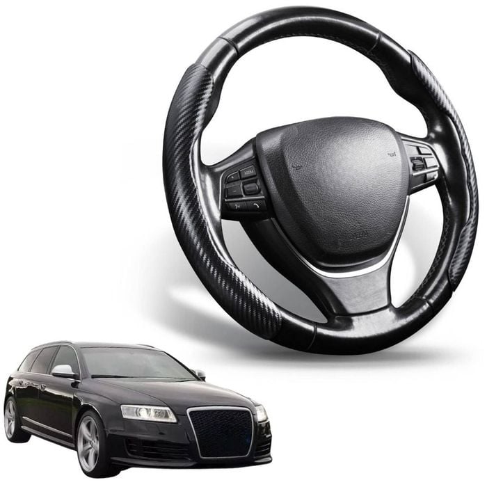 Segmented Steering Wheel Cover for Audi A6 S6 RS6 2004 - 2011 (C6)