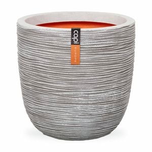 Capi 35 x 34cm Ivory Rib Outdoor Plant Pot