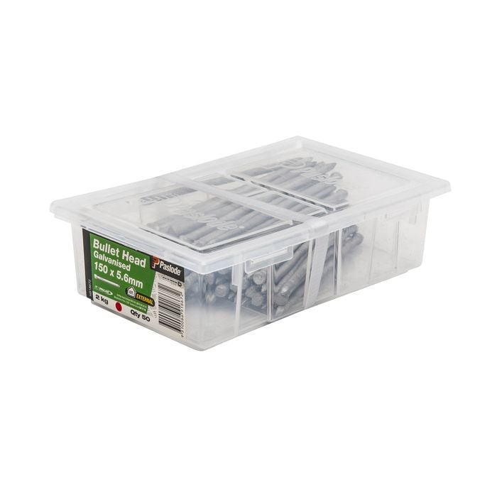 Paslode 150 x 5.6mm 500g Bullet Head Galvanised Nails - 50 Pack