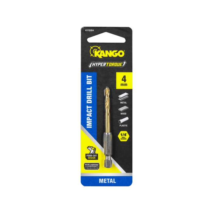 Kango 4mm Hypertorque Impact HSS Drill Bit