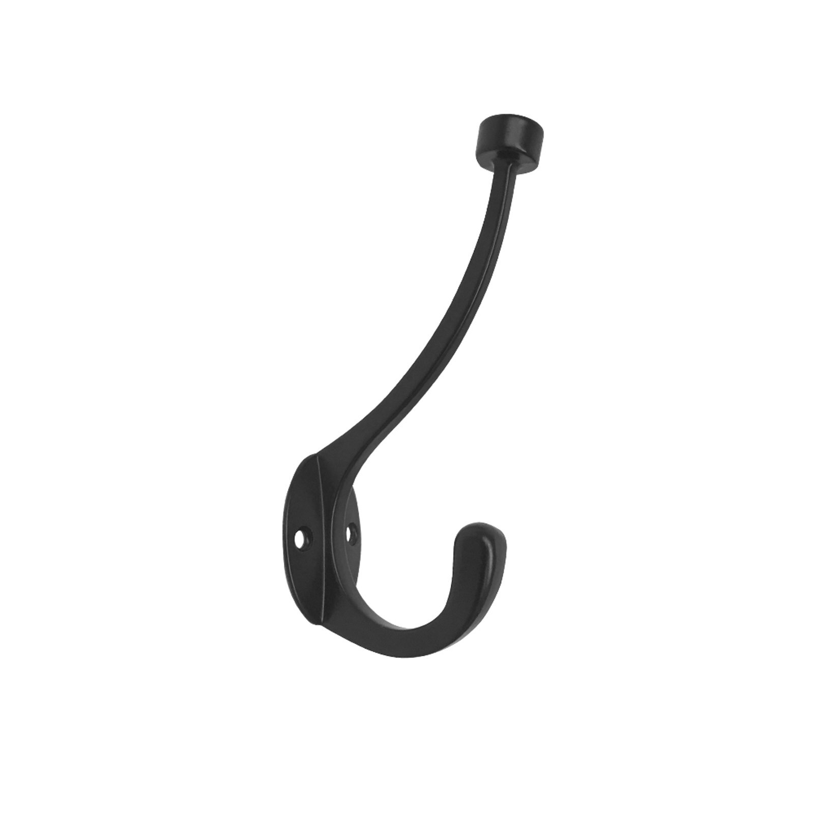 Adoored Double Black Robe Deco Hook