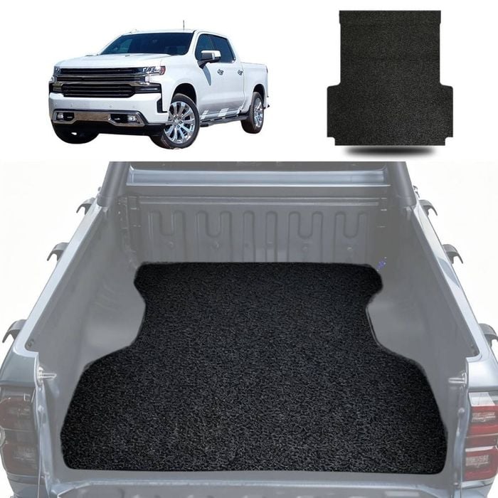 Signature Honeycomb UTE Tub Mat Tray Liner for Chevrolet Silverado 2019 - Current (GMT T1XX) - Black