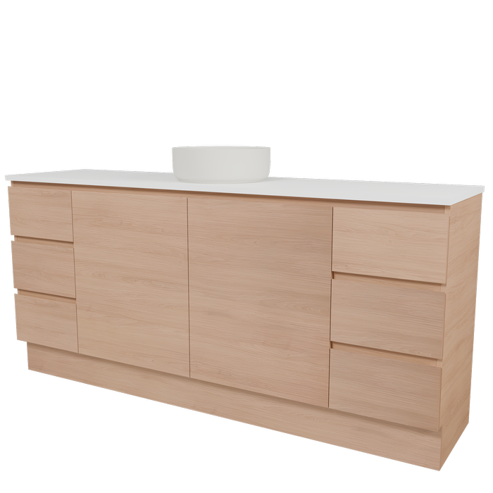 New England Joinery 1800mm King SilkSurface Top Floor Standing Vanity