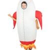 Inflatable Rocket Ship Kids Novelty Costume - One Size