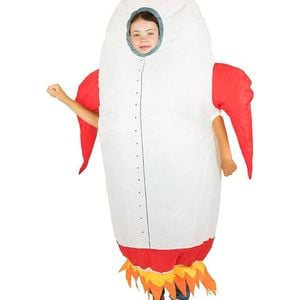 Inflatable Rocket Ship Kids Novelty Costume - One Size
